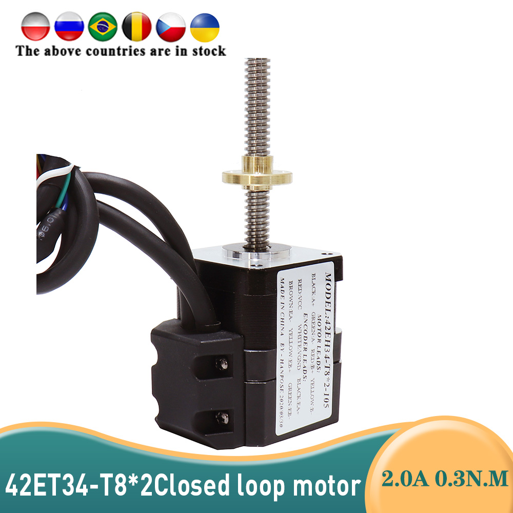 NEMA17 Kapalı döngü vidalı mot - Closed Loop Stepper Motor Nema 17 incelemesi ve fiyatı