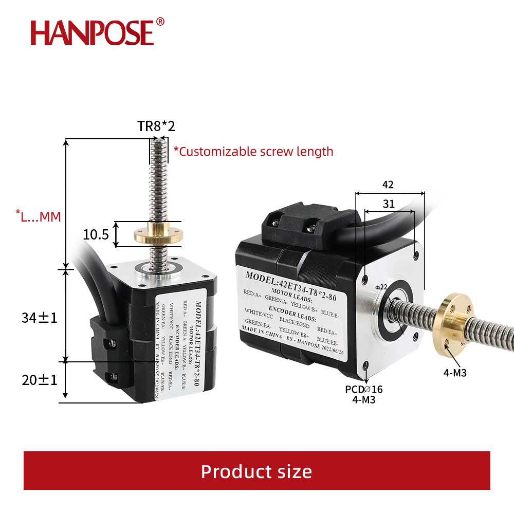 NEMA17 Kapalı döngü vidalı mot - Closed Loop Stepper Motor Nema 17 incelemesi ve fiyatı