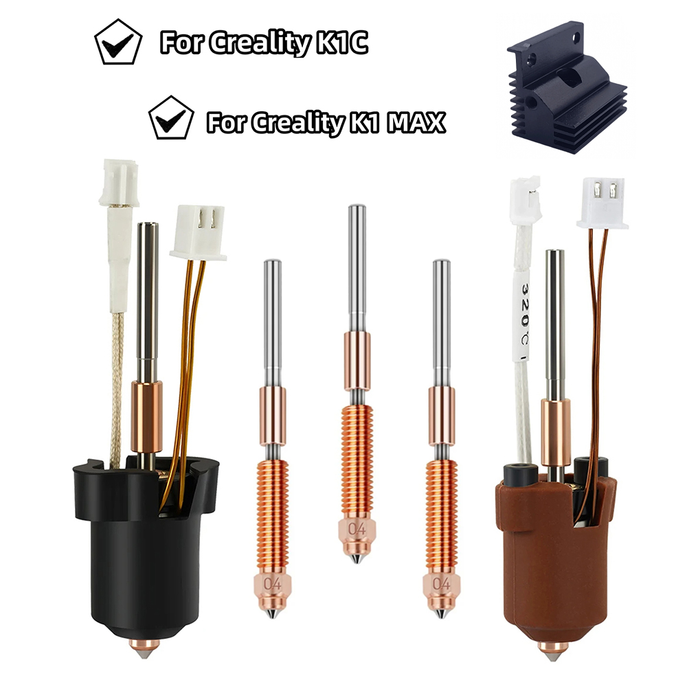 Creality K1/K1C/K1 Max Hotend  - High Flow Ceramic Hotend incelemesi ve fiyatı