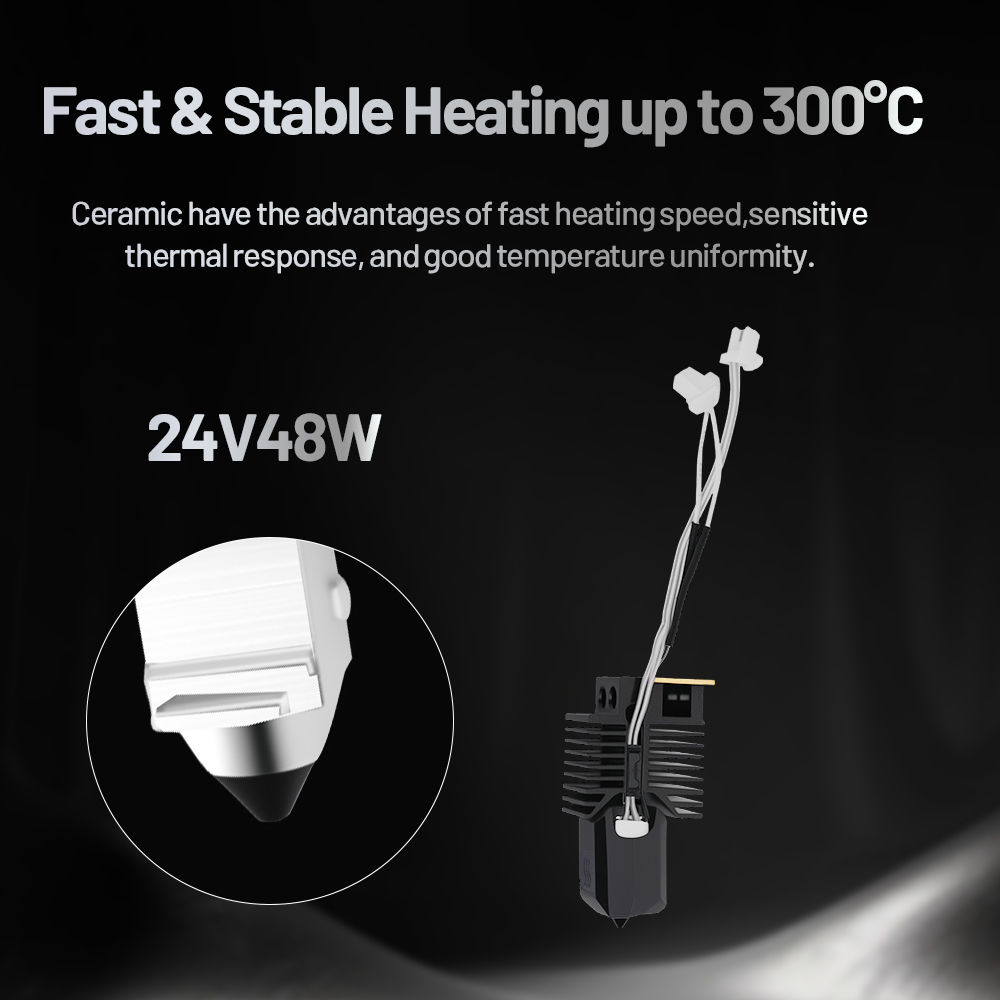 Snapmaker U1 için Hotend 24V 4 - High Flow Ceramic Hotend incelemesi ve fiyatı