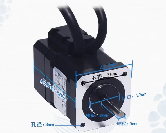 Nema17 42 Hibrit Kapalı Döngü  - Closed Loop Stepper Motor Nema 17 incelemesi ve fiyatı