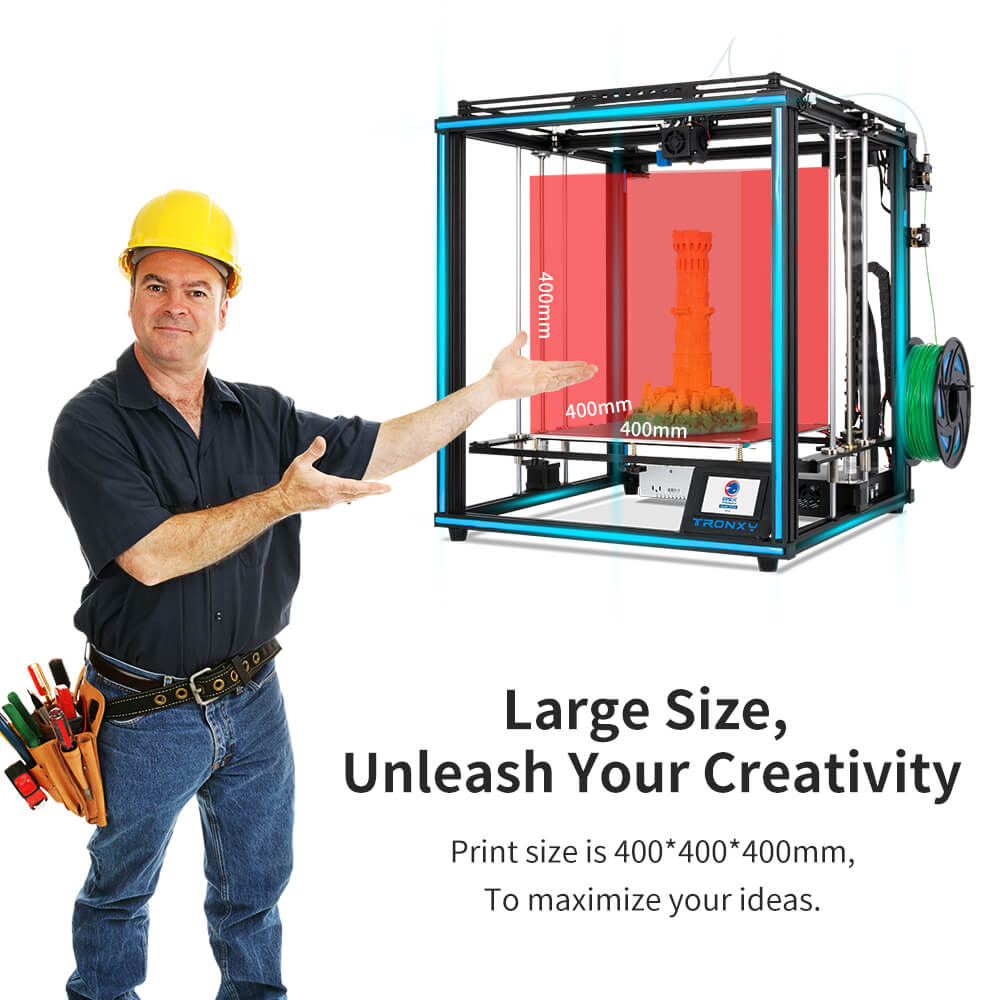 2016 X5SA Impressora 3D yazıcı - Corexy 3D Printer Kit incelemesi ve fiyatı