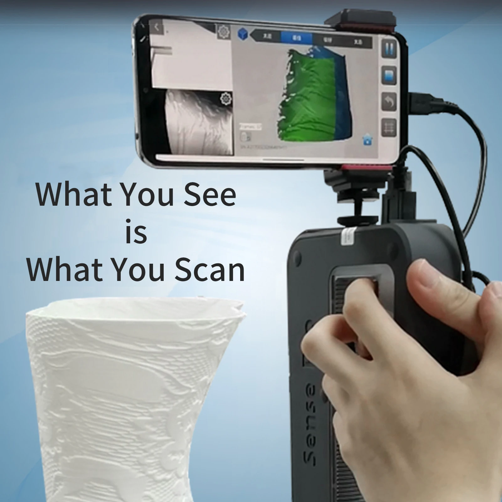 Taşınabilir El Tipi 3D Tarayıc - Handheld 3D Scanner High Precision incelemesi ve fiyatı