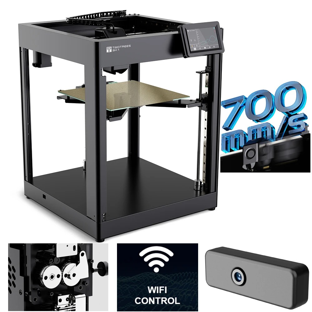 Twotrees SK1 Yüksek Hızlı 3D Y - Corexy 3D Printer Kit incelemesi ve fiyatı